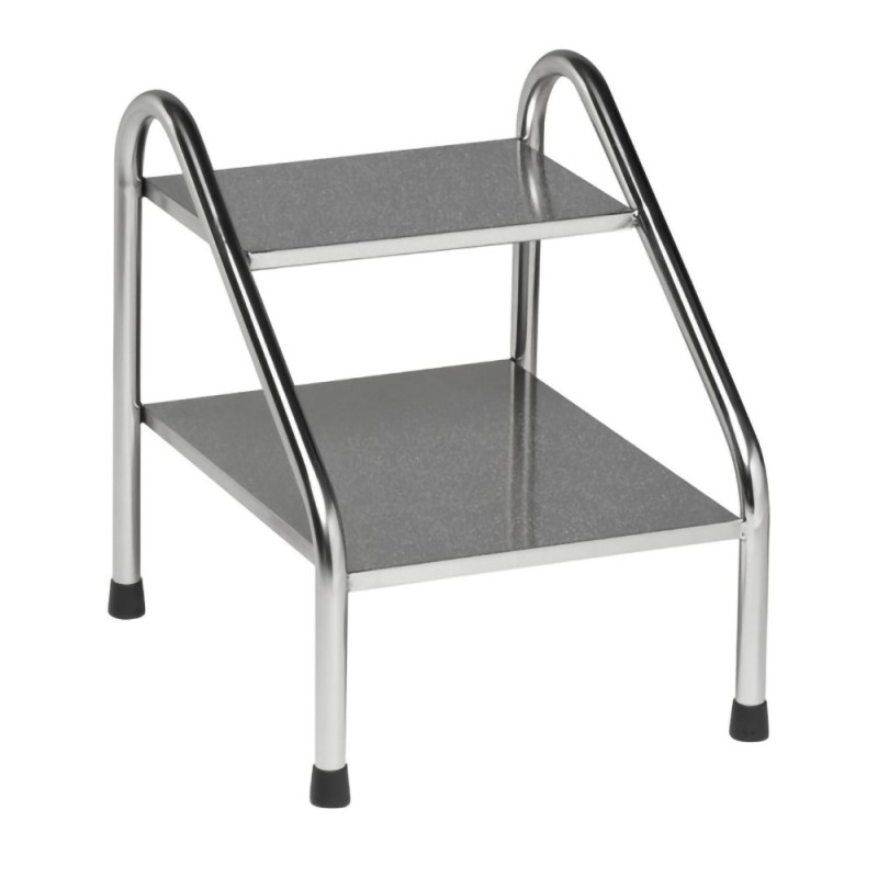 Escabeau Inox 2 marches