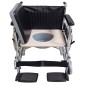 Fauteuil roulant avec pot Fauteuil roulant avec pot