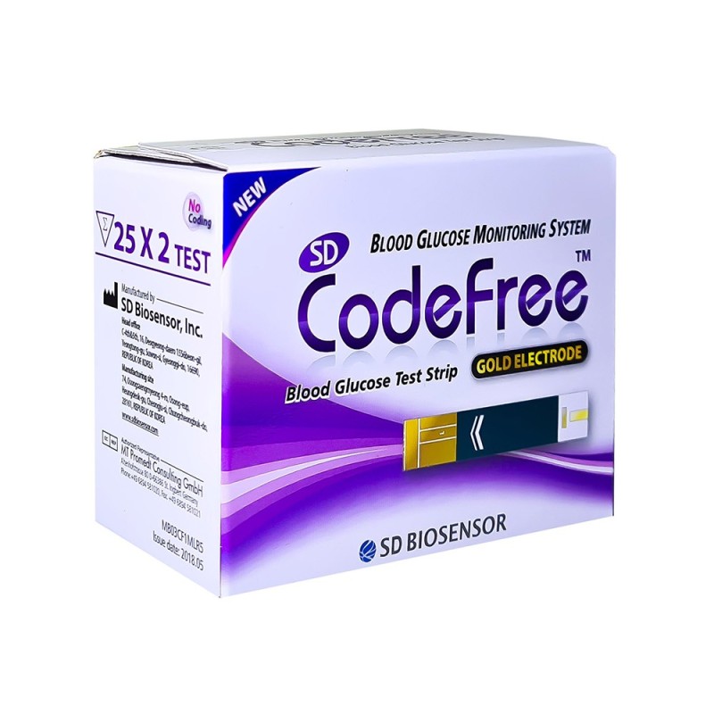 Bandelettes CODEFREE boite de 50 Bandelettes CODEFREE boite de 50