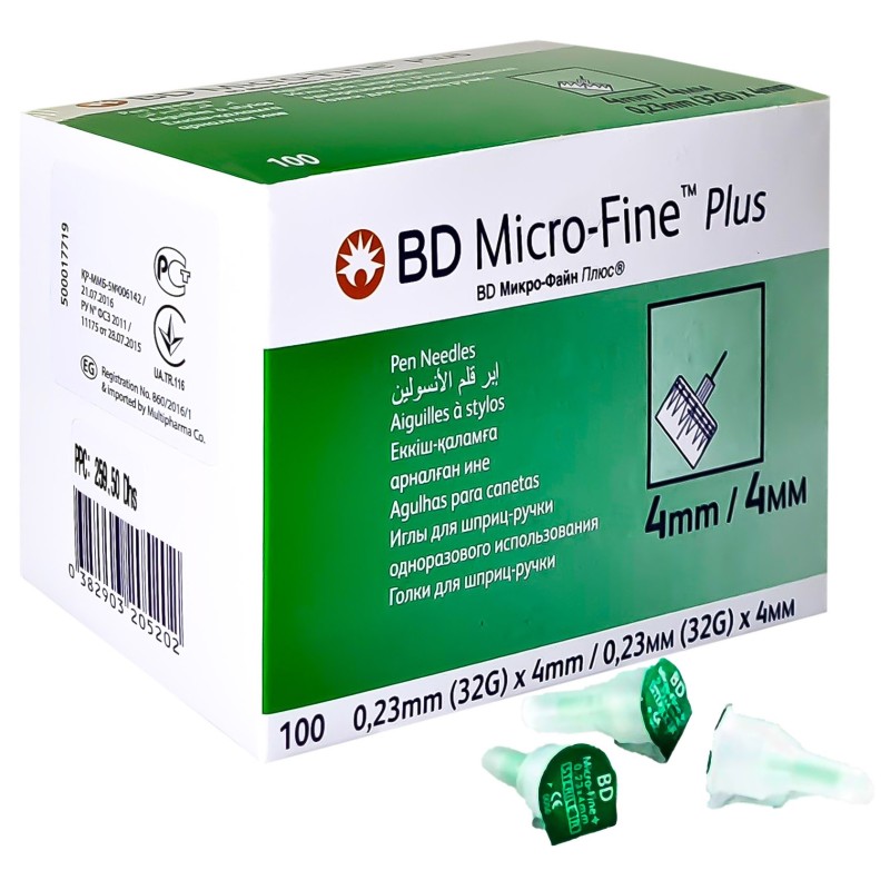 Aiguilles BD Micro-Fine 4mm