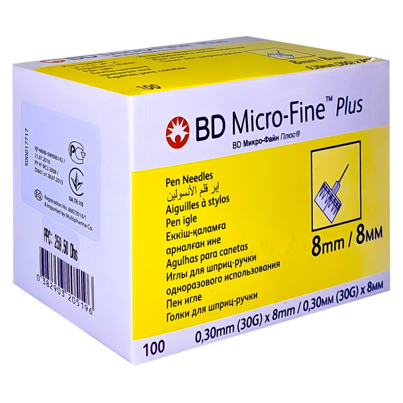 Aiguilles BD Micro-Fine 8mm