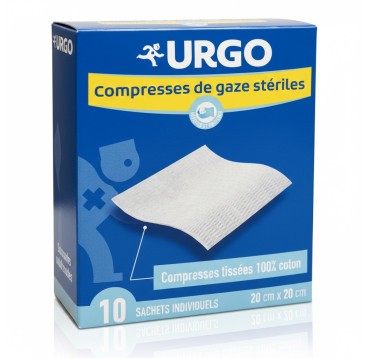Urgo compresses stériles 20x20 cm