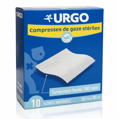 Urgo compresses stériles 20x20 cm