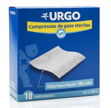 Urgo compresses stériles 40x40 cm