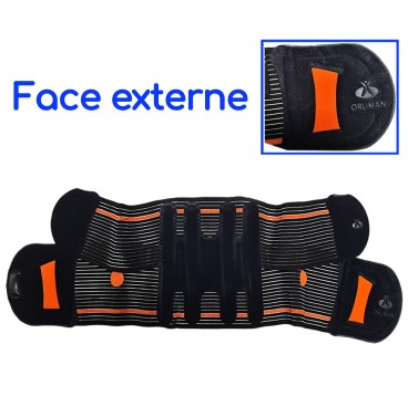 Ceinture Lombaire ORLIMAN Evotec Noire