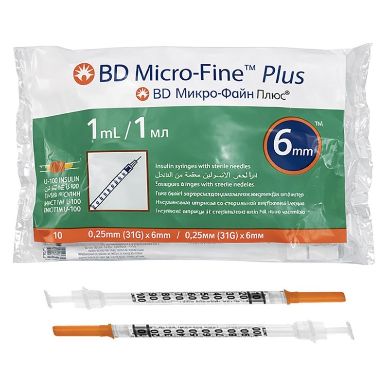 Seringues à insuline BD Micro-Fine 1ML