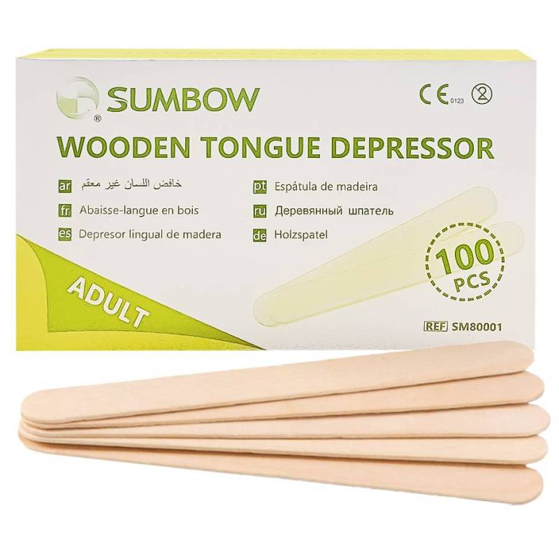 Abaisses langue en bois Adultes Abaisses langue en bois Adultes