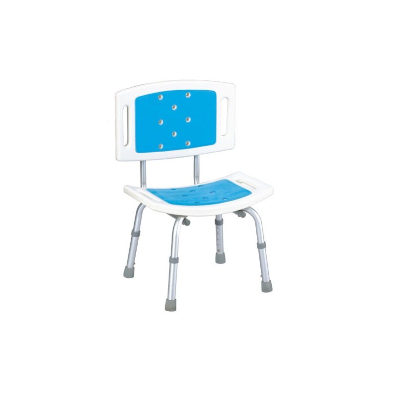 Chaise douche Confort avec dossier