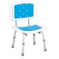Chaise douche Confort avec dossier