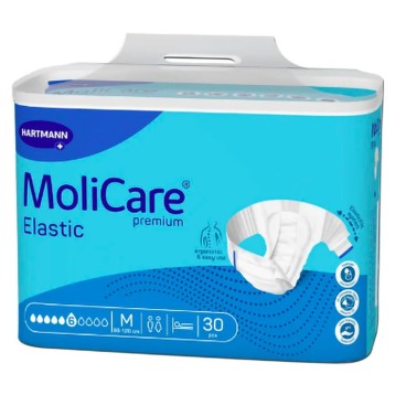 Couches Molicare-Elastic 6 gouttes taille M