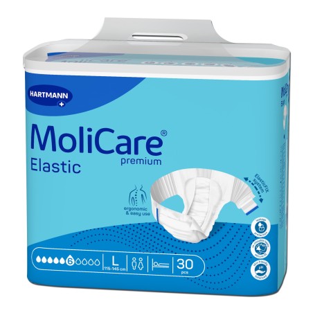 Couches Molicare-Elastic 6 gouttes taille L