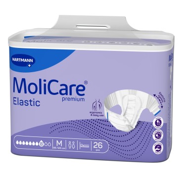 Couches Molicare-Elastic 8 gouttes taille M