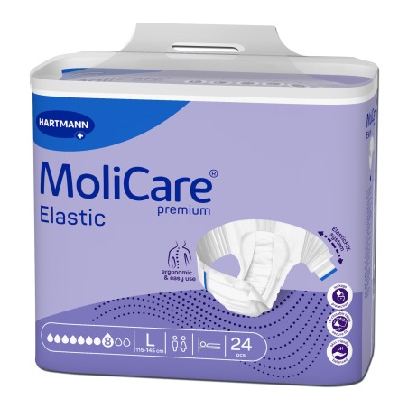 Couches Molicare-Elastic 8 gouttes taille L