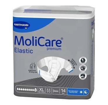Couches Molicare-Elastic 10 gouttes taille XL