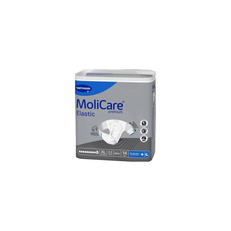 Couches Molicare-Elastic 10 gouttes taille XL