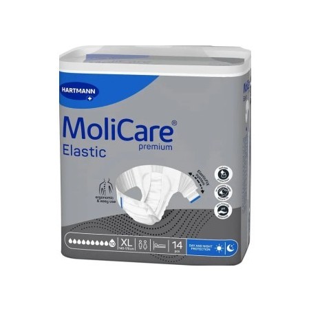 Couches Molicare-Elastic 10 gouttes taille XL