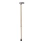 Canne aluminium simple Bronze